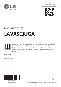 Manuale LG D2R3S08AIDD Lavasciuga