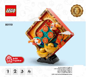 Instrukcja Lego set 80110 Holiday & Events Model kolekcjonerski na nowy rok księżycowy