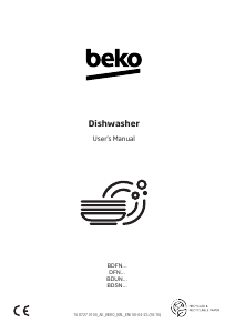 Manual BEKO BDSN36640XC2 Dishwasher
