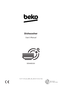 Manual BEKO DEN48530X Dishwasher