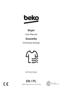 Manual BEKO B5T60236W Dryer
