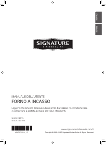 Manuale Signature SKSOV2421MS Forno