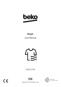 Manual BEKO BTBC22XB Dryer