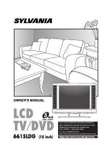 Handleiding Sylvania 6615LDG LCD televisie