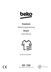 Manual BEKO DH8733GA0MM Dryer
