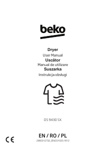 Instrukcja BEKO DS 9430 SX Suszarka