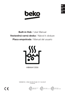 Manual de uso BEKO HIBW64125SB Placa