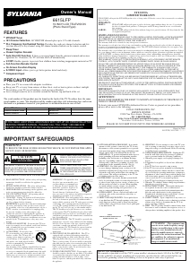 Manual de uso Sylvania 6615LFP Televisor de LCD