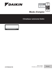 Mode d’emploi Daikin ATXTM30A2V1B Climatiseur