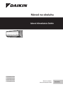 Návod Daikin FTXF42C5V1B Klimatizácia