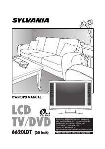 Manual Sylvania 6620LDT LCD Television