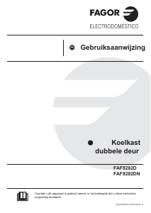 Handleiding Fagor FAF8282D Koel-vries combinatie