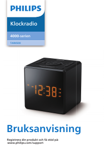 Bruksanvisning Philips TAR4500 Klockradio