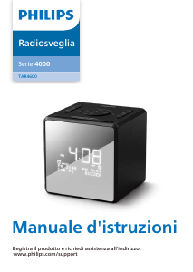 Manuale Philips TAR4600 Radiosveglia
