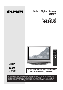 Manual Sylvania 6626LG LCD Television