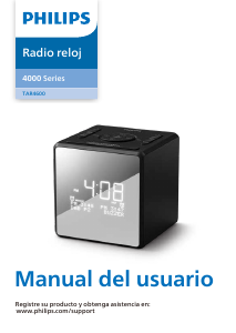 Manual de uso Philips TAR4600 Radiodespertador