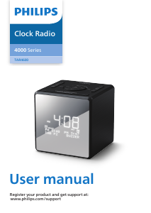 Manual Philips TAR4600 Alarm Clock Radio