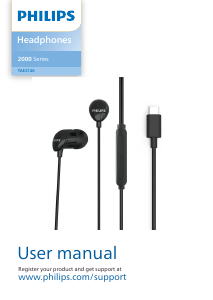 Manual Philips TAE2146BK Headphone