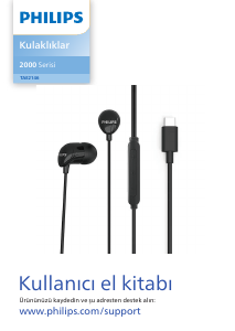 Kullanım kılavuzu Philips TAE2146WT Kulaklık