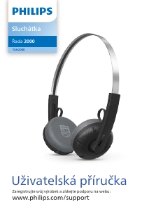Manuál Philips TAH2000BK Sluchátka
