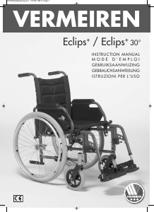 Manual Vermeiren Eclips+ Wheelchair