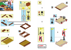 Manual Sluban set M38-B0277 Pirate Raft