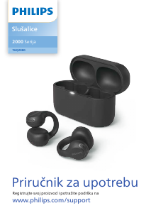 Priručnik Philips TAQ2000WT Slušalica