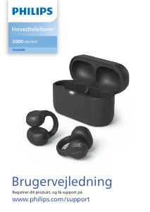 Brugsanvisning Philips TAQ2000WT Hovedtelefon