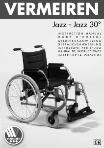 Bedienungsanleitung Vermeiren Jazz Rollstuhl