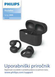 Priročnik Philips TAQ2000WT Slušalka