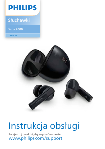 Instrukcja Philips TAT2520BK Słuchawki