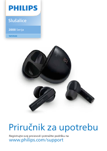 Priručnik Philips TAT2520BK Slušalica