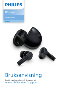 Bruksanvisning Philips TAT2520WT Hörlurar