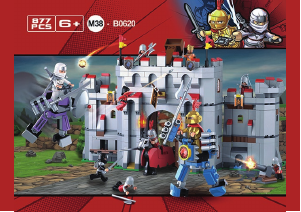 Manual de uso Sluban set M38-B0620 Legend Warriors El castillo