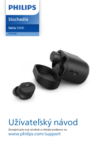 Návod Philips TAT5000BK Slúchadlá