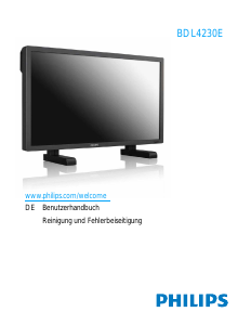 Bedienungsanleitung Philips BDL4230E LED monitor