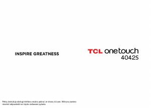 Instrukcja TCL 4042S OneTouch Telefon komórkowy