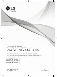 Manual LG F12B8QDA5 Washing Machine