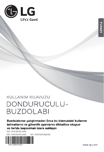 Kullanım kılavuzu LG GC-D502HQAM Donduruculu buzdolabı