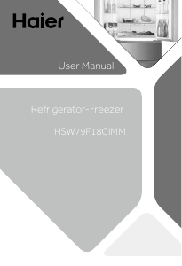 Návod Haier HSW79F18CIMM Chladnička s mrazničkou
