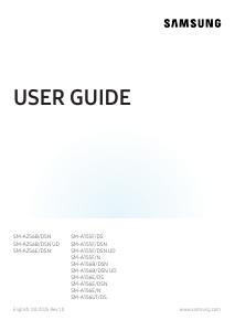 Manual Samsung SM-A156B/DSN Galaxy A Mobile Phone
