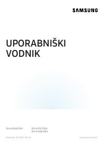 Priročnik Samsung SM-A156B/DSN Galaxy A Mobilni telefon