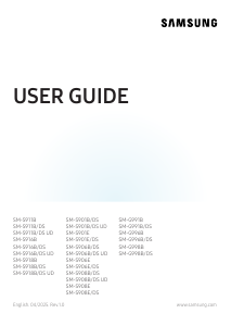 Manual Samsung SM-S911B/DS Galaxy S Mobile Phone