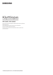 Käyttöohje Samsung HW-LS60D Music Frame Kaiutin