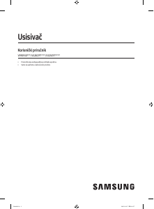 Priručnik Samsung VS90F40DEK Usisavač