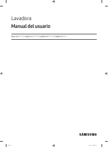 Manual de uso Samsung WW11DB7B34GW Lavadora