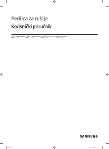 Priručnik Samsung WW11DG6B25LE Stroj za pranje rublja