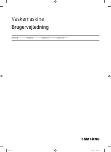 Brugsanvisning Samsung WW11DG6B25LE Vaskemaskine