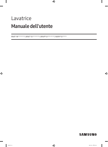 Manuale Samsung WW11DG6B25LE Lavatrice