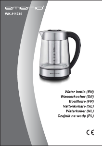 Bedienungsanleitung Emerio WK-111746 Wasserkocher